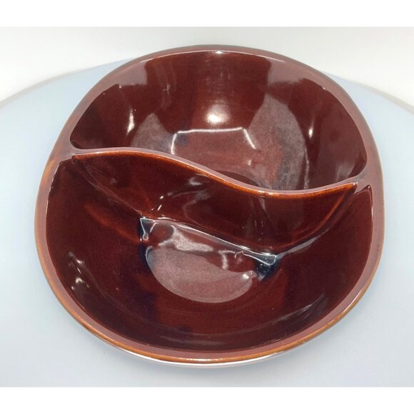 VTG MCM Divided Serving Mar-crest Stone-Proof Ovenware Made in USA Oven Safe - Picture 2 of 11